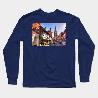 Newark On Trent, Church of St Mary Magdalene, Nottinghamshire Long Sleeve T-Shirt